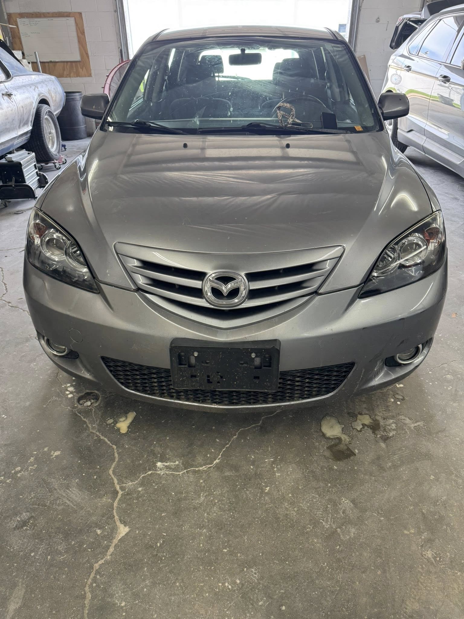 Auto body repair work